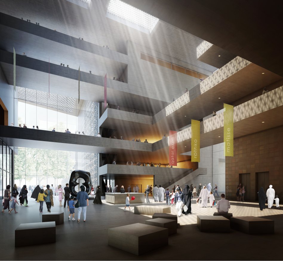 John McAslan + Partners. Cultural Forum. Interior.