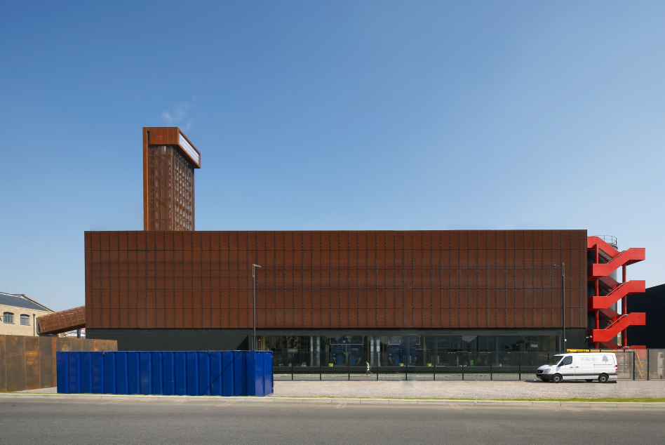 John McAslan + Partners. Olympic Energy Centres. Detail of Tower.