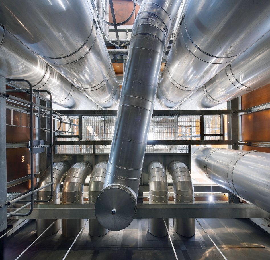 John McAslan + Partners. Olympic Energy Centres. Internal View.